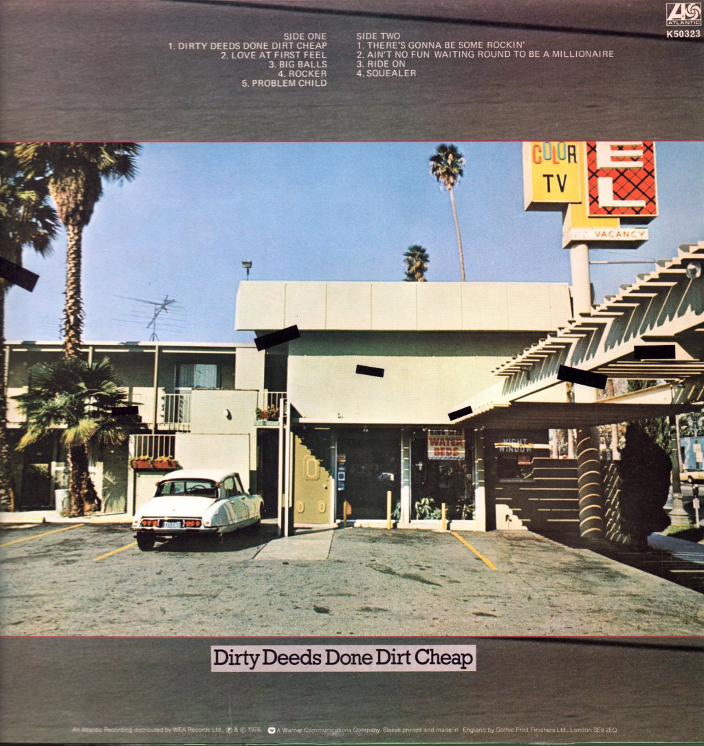 AC/DC - Dirty Deeds Done Dirt Cheap - Lp