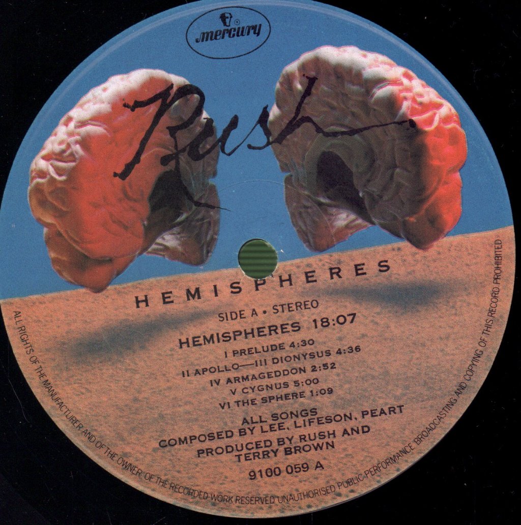 Rush - Hemispheres - Lp