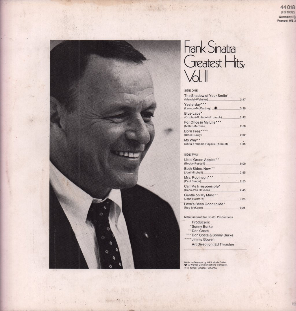 Frank Sinatra - Greatest Hits Vol. 2 - Lp