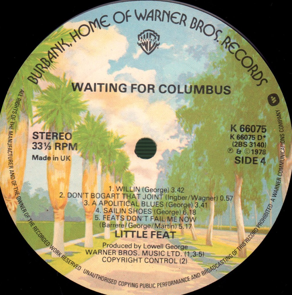 Little Feat - Waiting For Columbus - Double Lp
