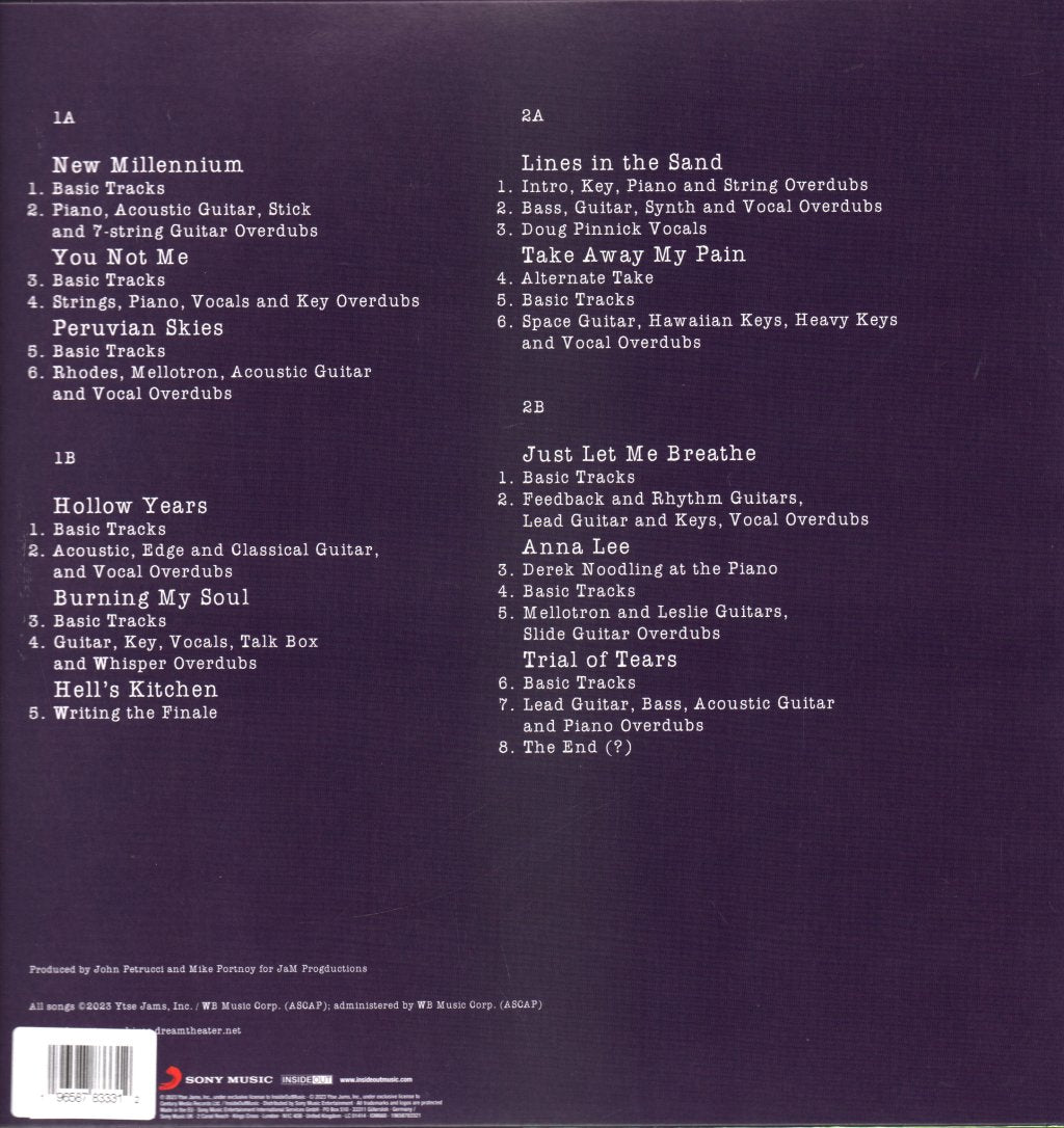 Dream Theater - Making Of Falling Into Infinity (1997) - Double Lp