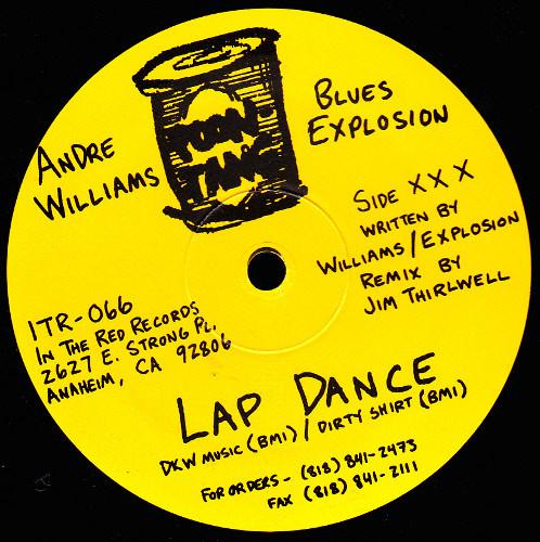 Andre Williams Blues Explosion - Lap Dance - 12 Inch