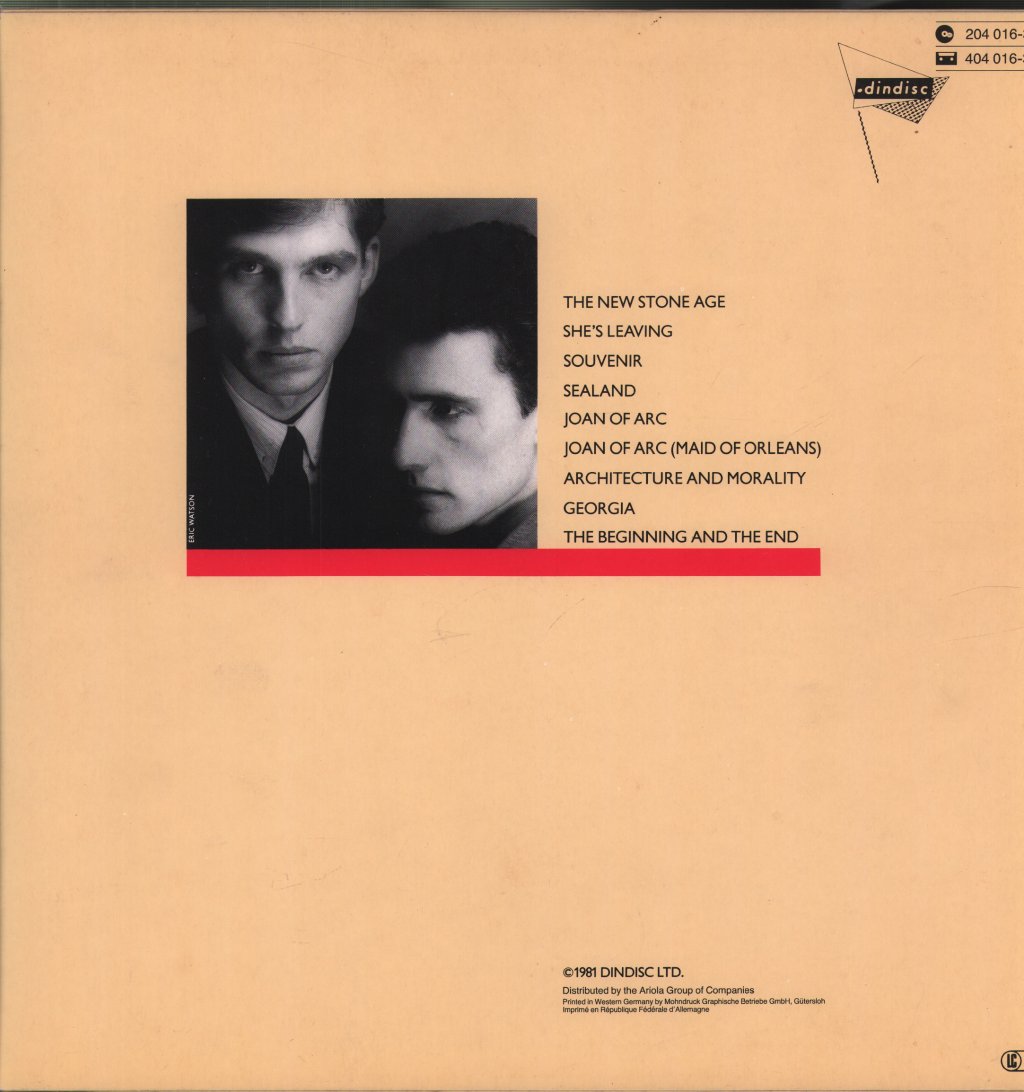 OMD - Architecture And Morality - Lp