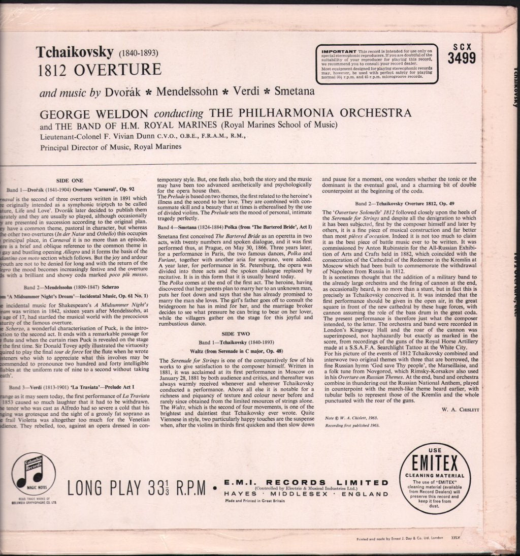 George Weldon - 1812 Overture Etc - Lp