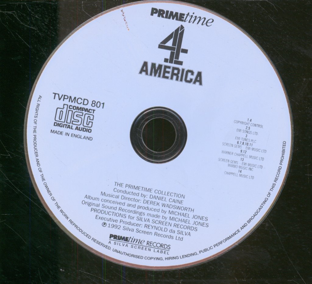 Unknown Artist - 4 America (TV Themes – USA) - Cd