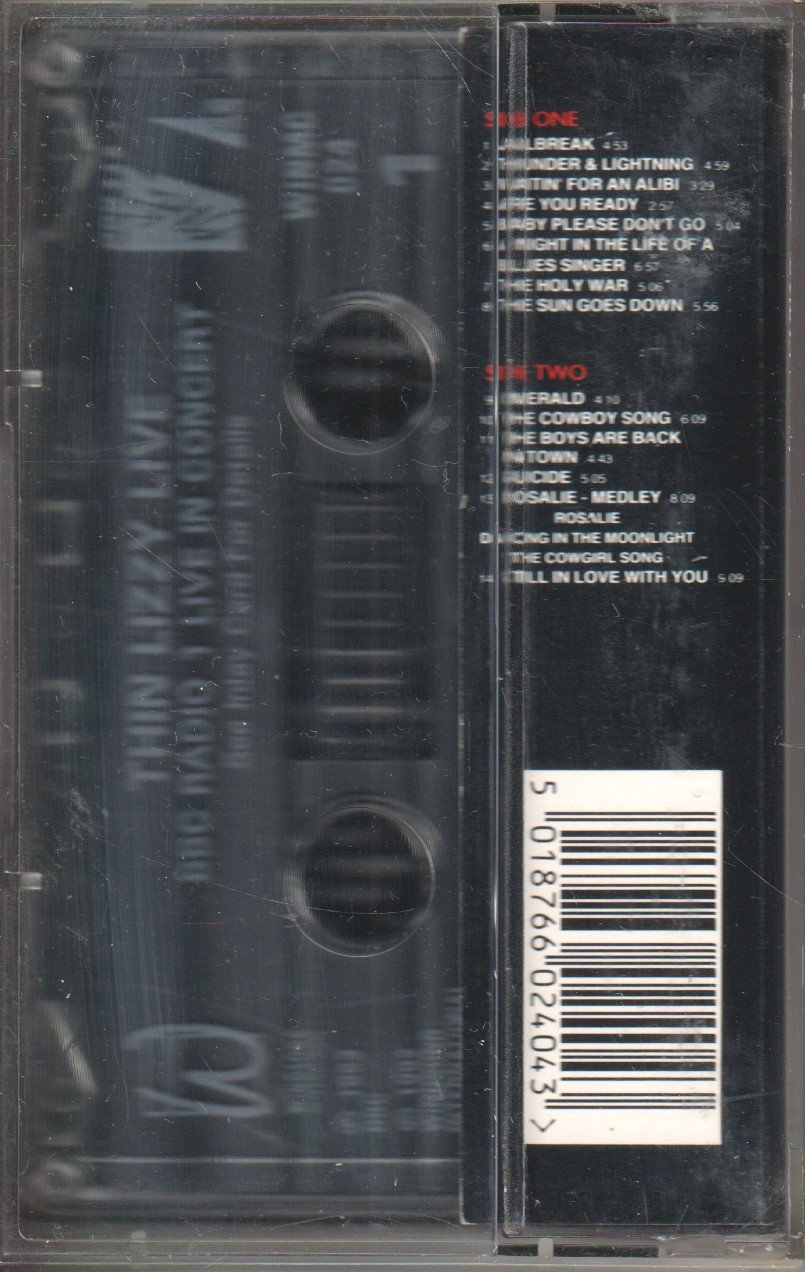 Thin Lizzy - BBC Radio 1 Live In Concert - Cassette