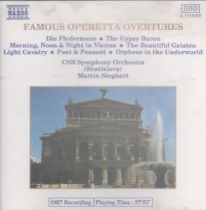 Various Artists - Famous Operetta Overtures - Cd