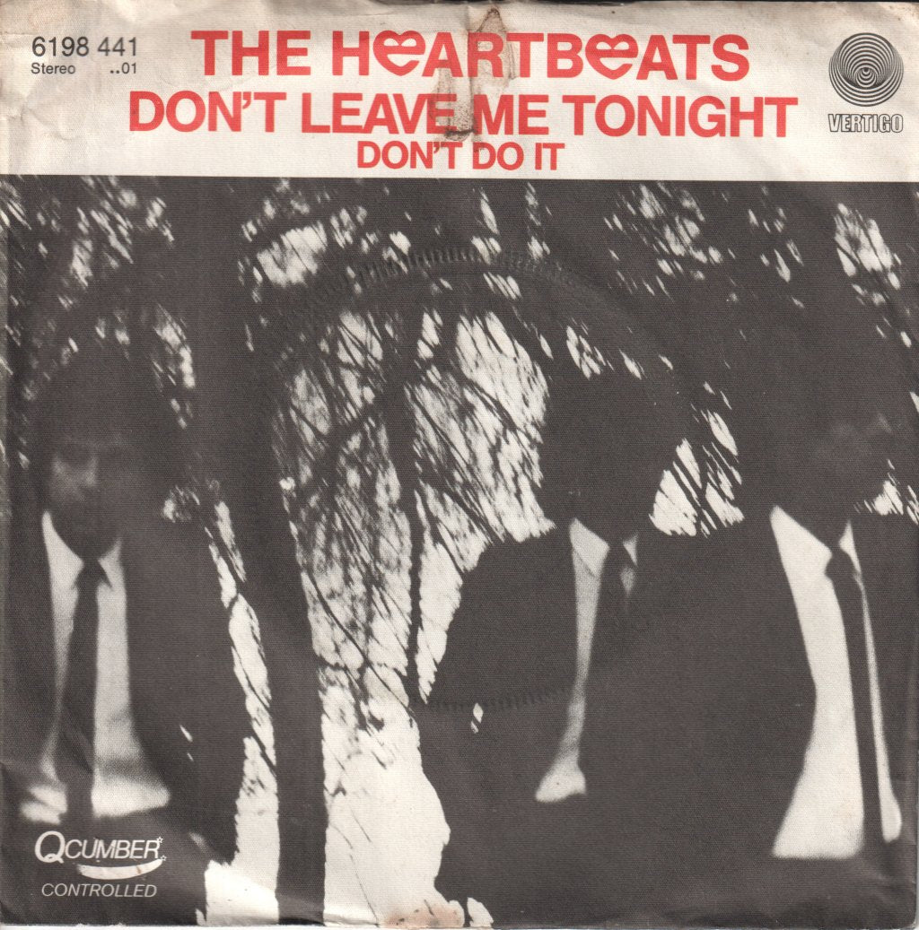 Heartbeats (Early 80'S Mod Group) - Don't Leave Me Tonight - 7 Inch