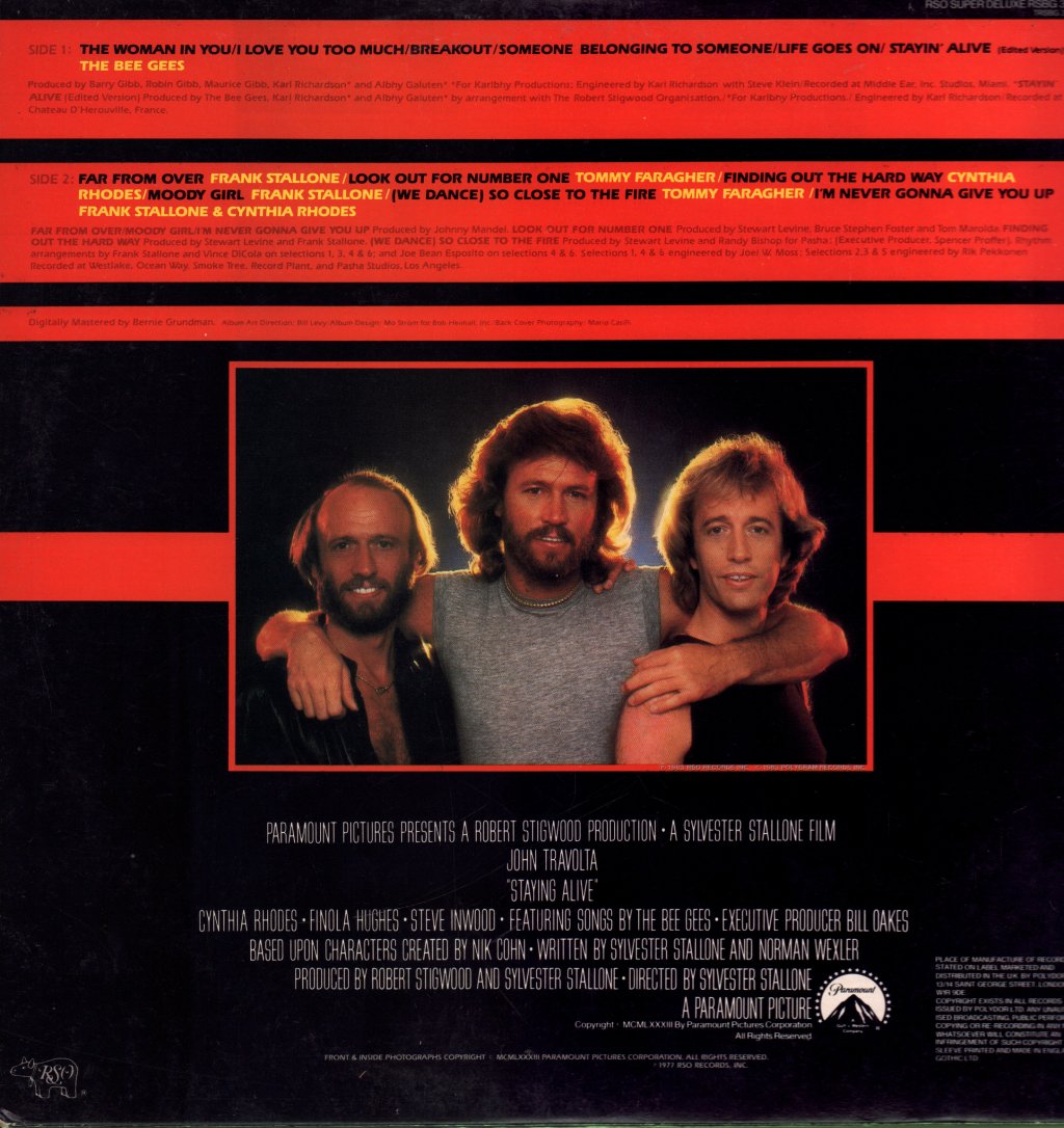 Various Artists - Staying Alive (Original Motion Picture Soundtrack) - Lp