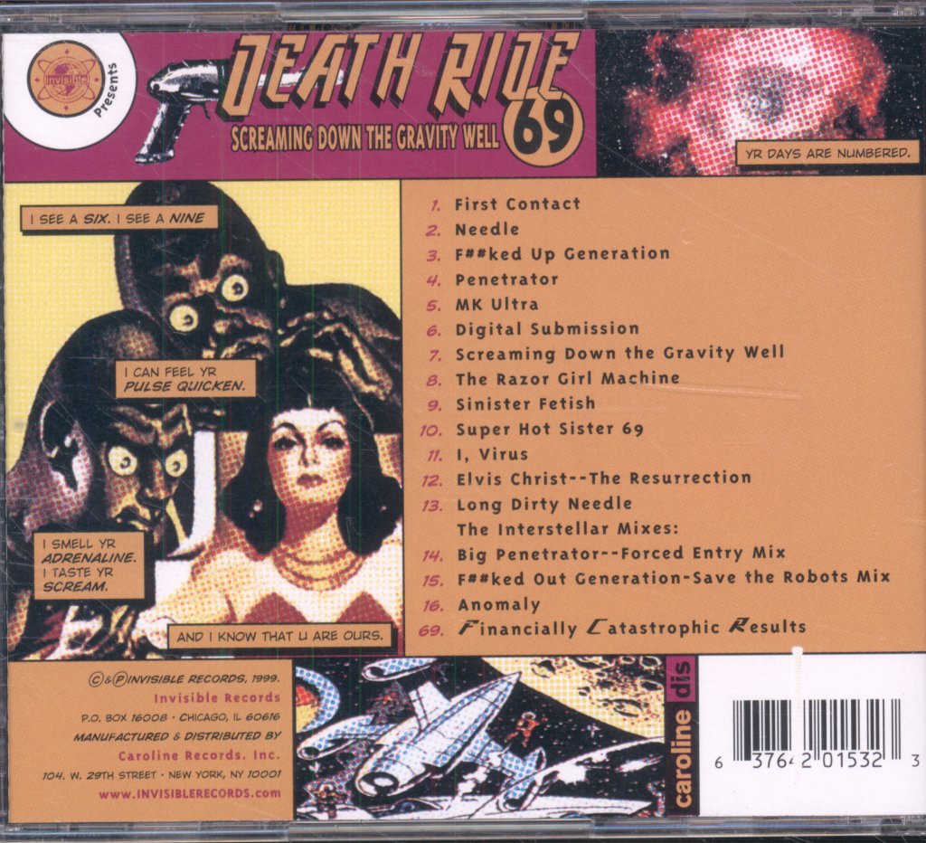 Death Ride 69 - Screaming Down The Gravity Well - Cd