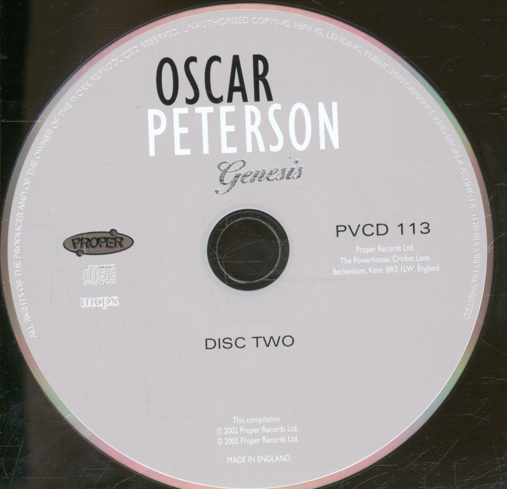Oscar Peterson - Genesis - Double Cd