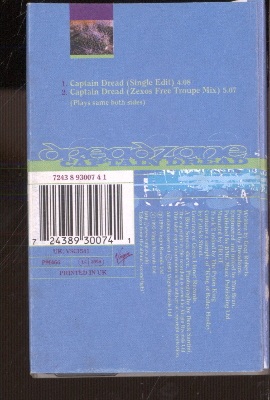 Dreadzone - Captain Dread - Cassette