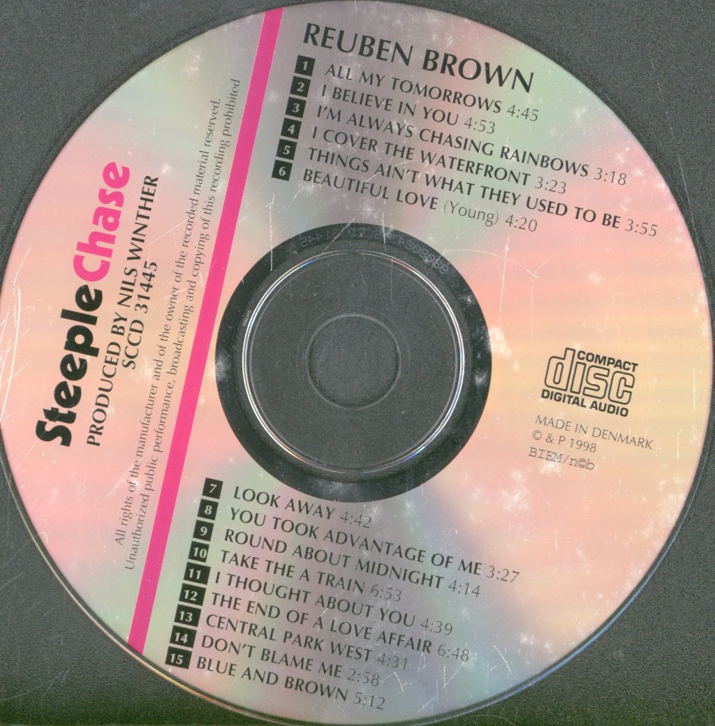 Reuben Brown - Blue and Brown - Cd