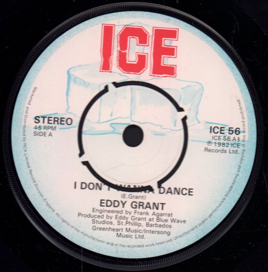 Eddy Grant - I Don't Wanna Dance - 7 Inch