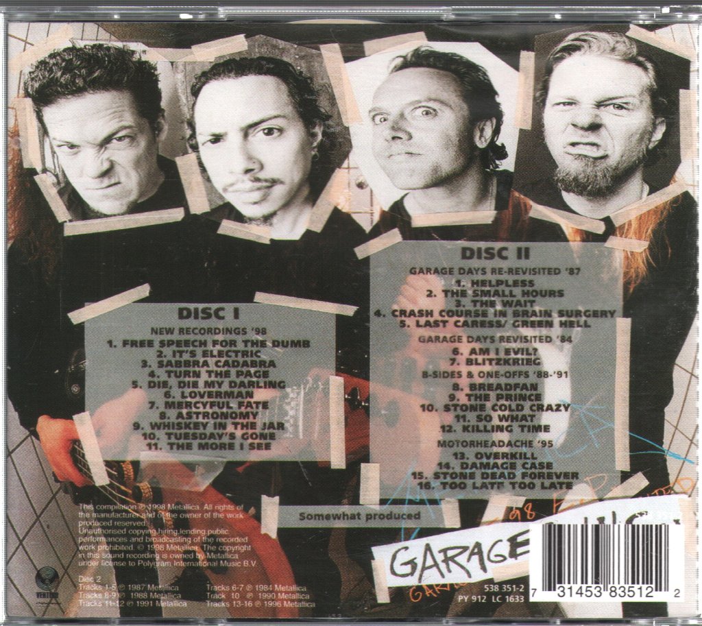 Metallica - Garage Inc. - Cd