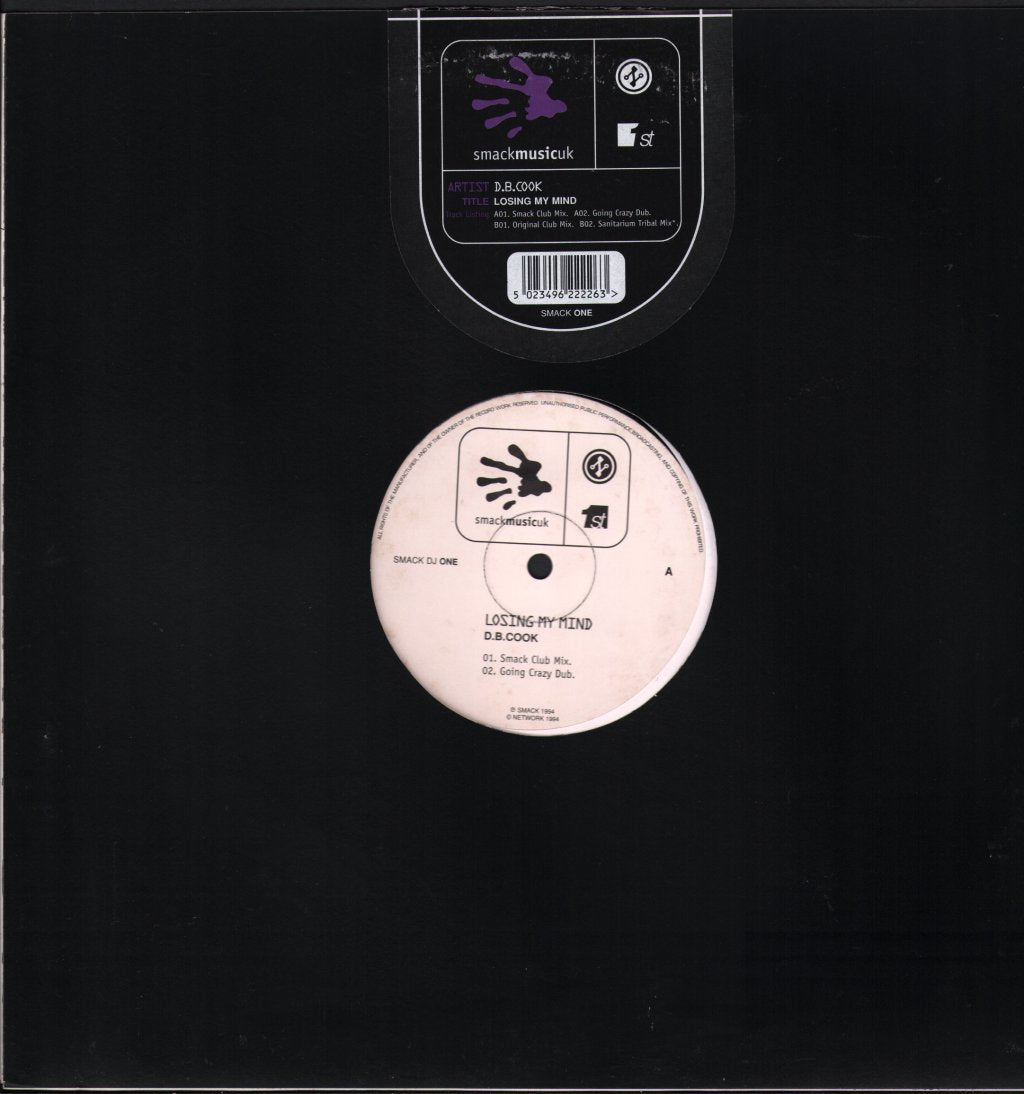 D.B. Cook - Losing My Mind - 12 Inch