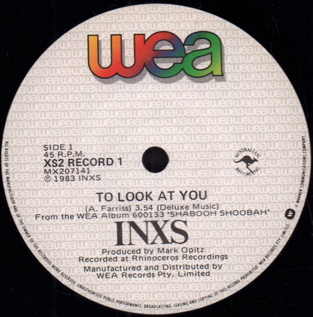INXS - To Look At You - Double 7 Inch