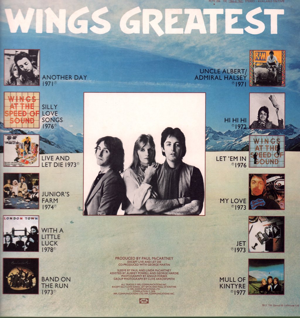 Wings - Greatest - Lp
