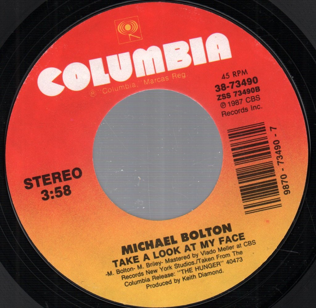 Michael Bolton - Georgia On My Mind - 7 Inch