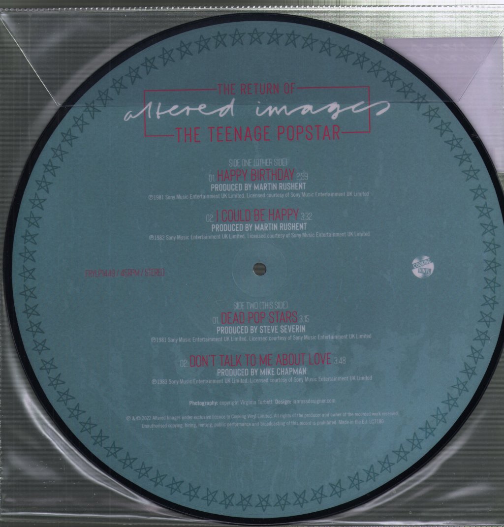 Altered Images - Return of The Teenage Popstar (RSD2022) - 12 Inch