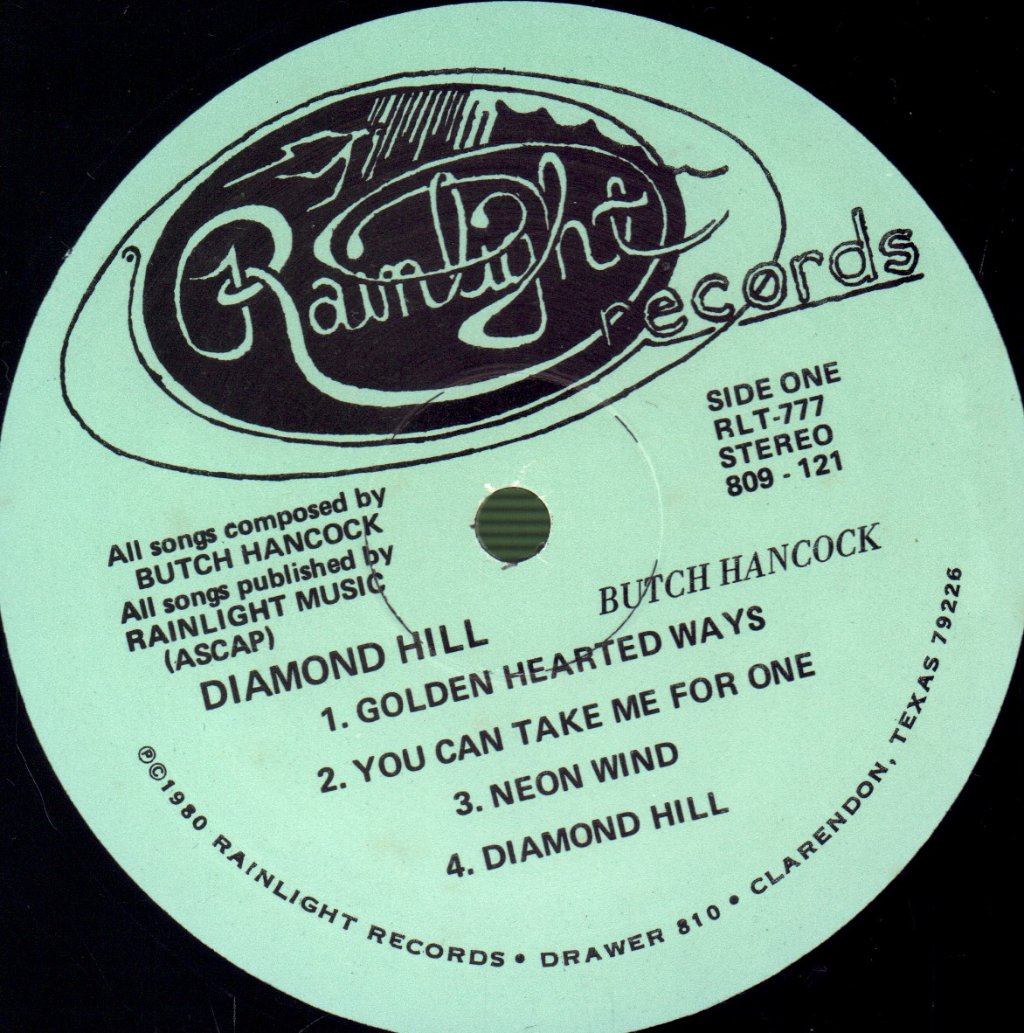 Butch Hancock - Diamond Hill - Lp