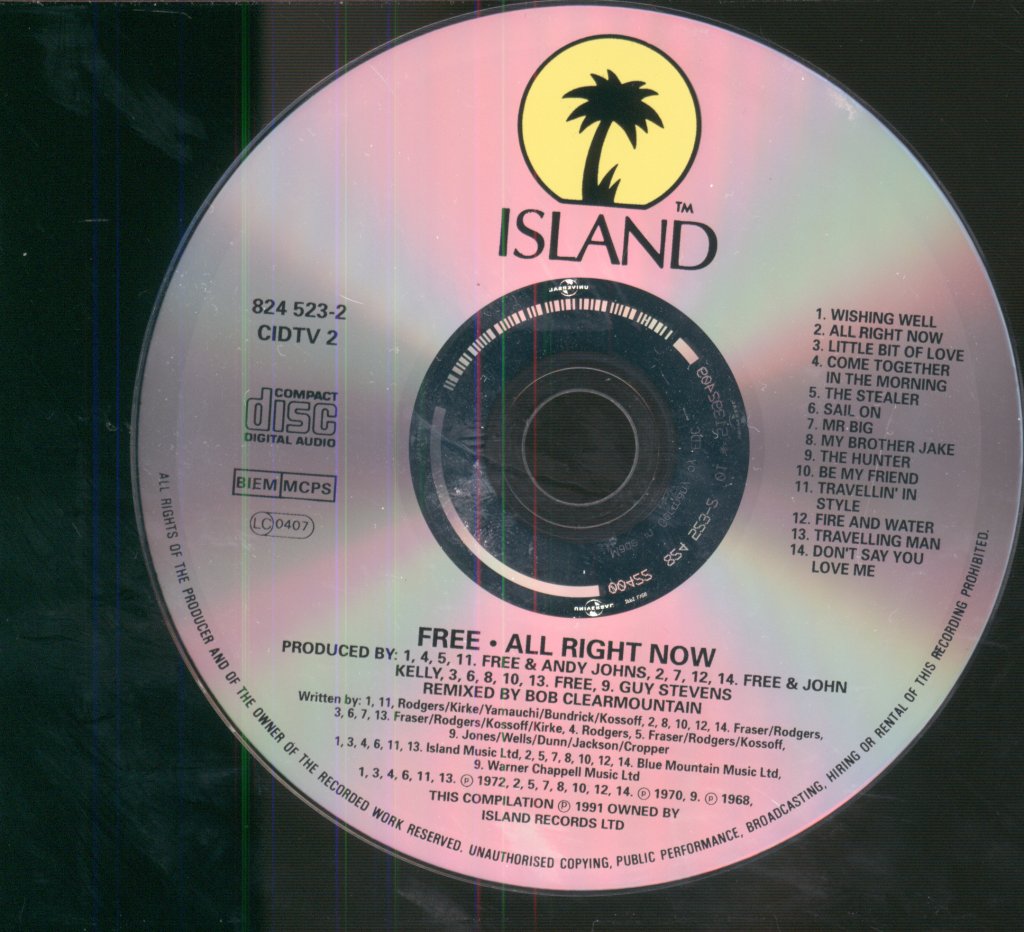 Free - Best Of Free (All Right Now) - Cd