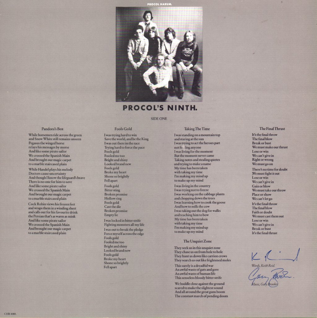 Procol Harum - Procol's Ninth - Lp