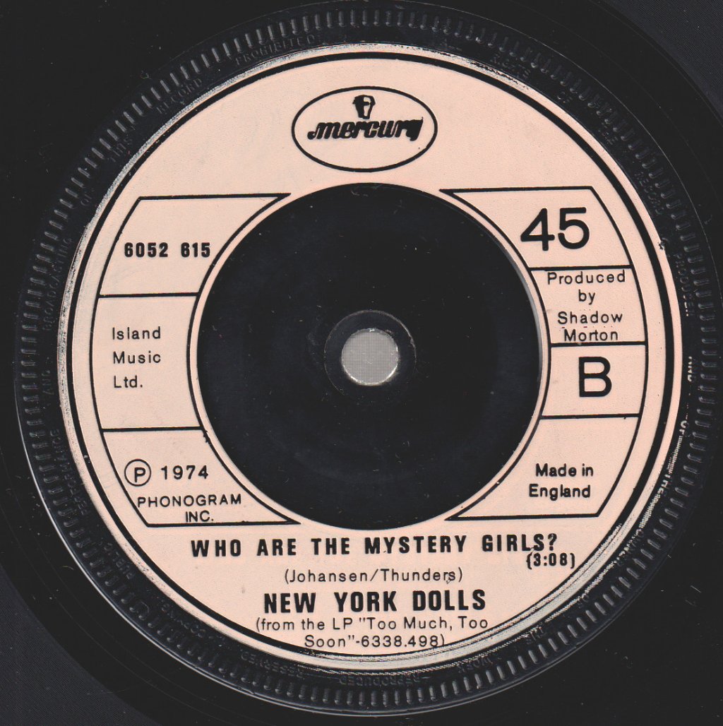 New York Dolls - Stranded In The Jungle - 7 Inch