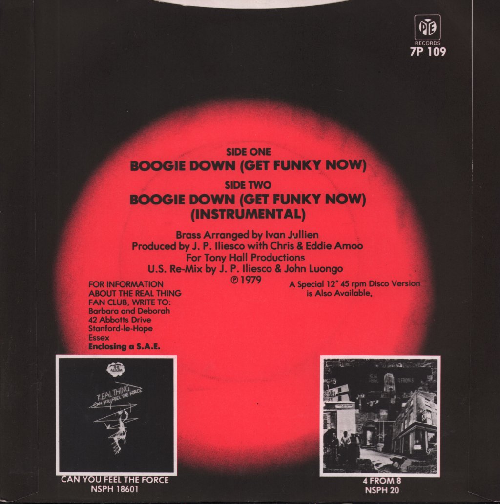 Real Thing - Boogie Down - 7 Inch