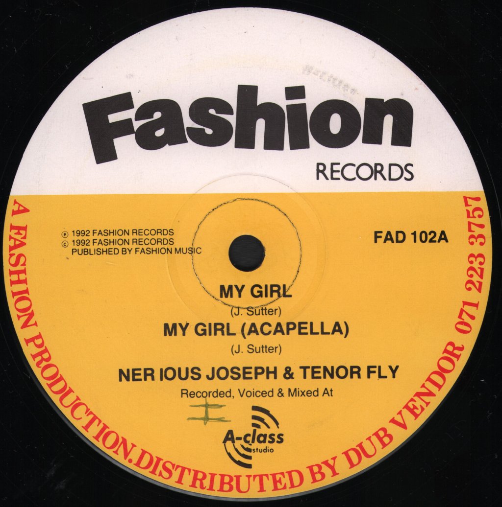 Nerious Joseph And Tenor Fly - My Girl / Pose Up - 12 Inch