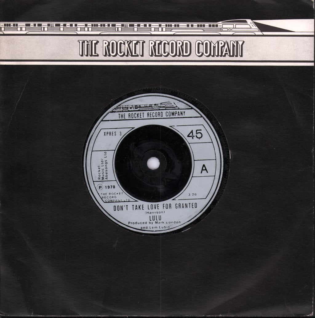 Lulu - Don't Take Love For Granted - 7 Inch
