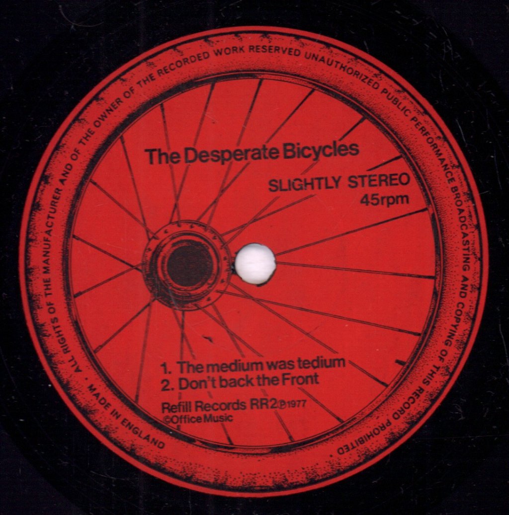Desperate Bicycles - Medium Was Tedium - 7 Inch