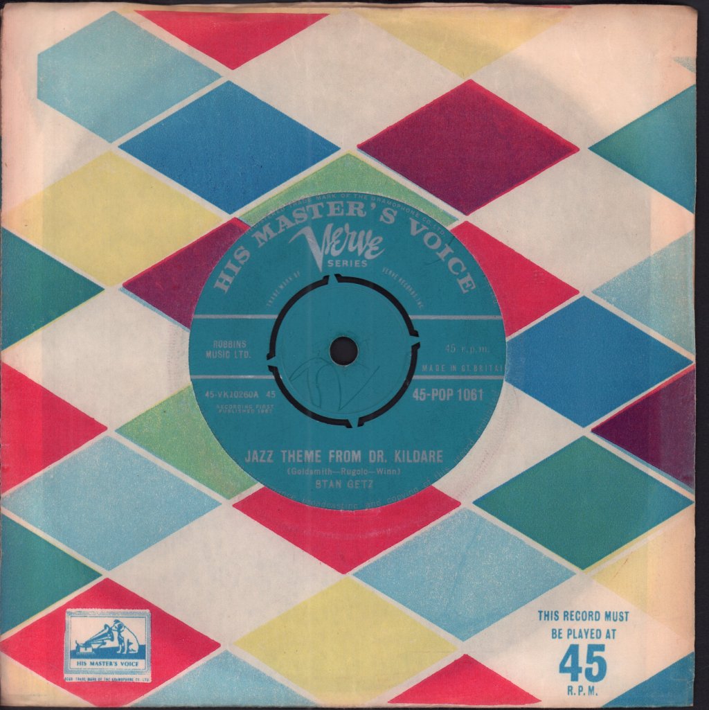 Stan Getz - Jazz Theme From Dr Kildare - 7 Inch