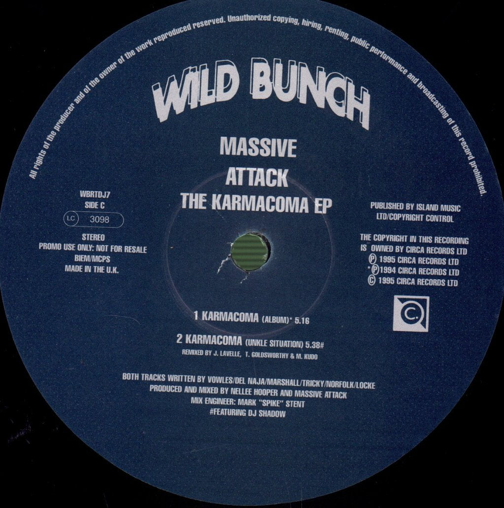 Massive Attack - Karmacoma EP - Double 12 Inch