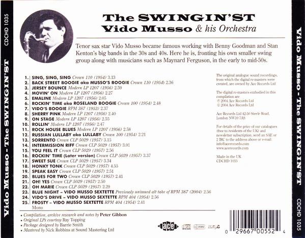 Vido Musso - Swingin'st - Cd