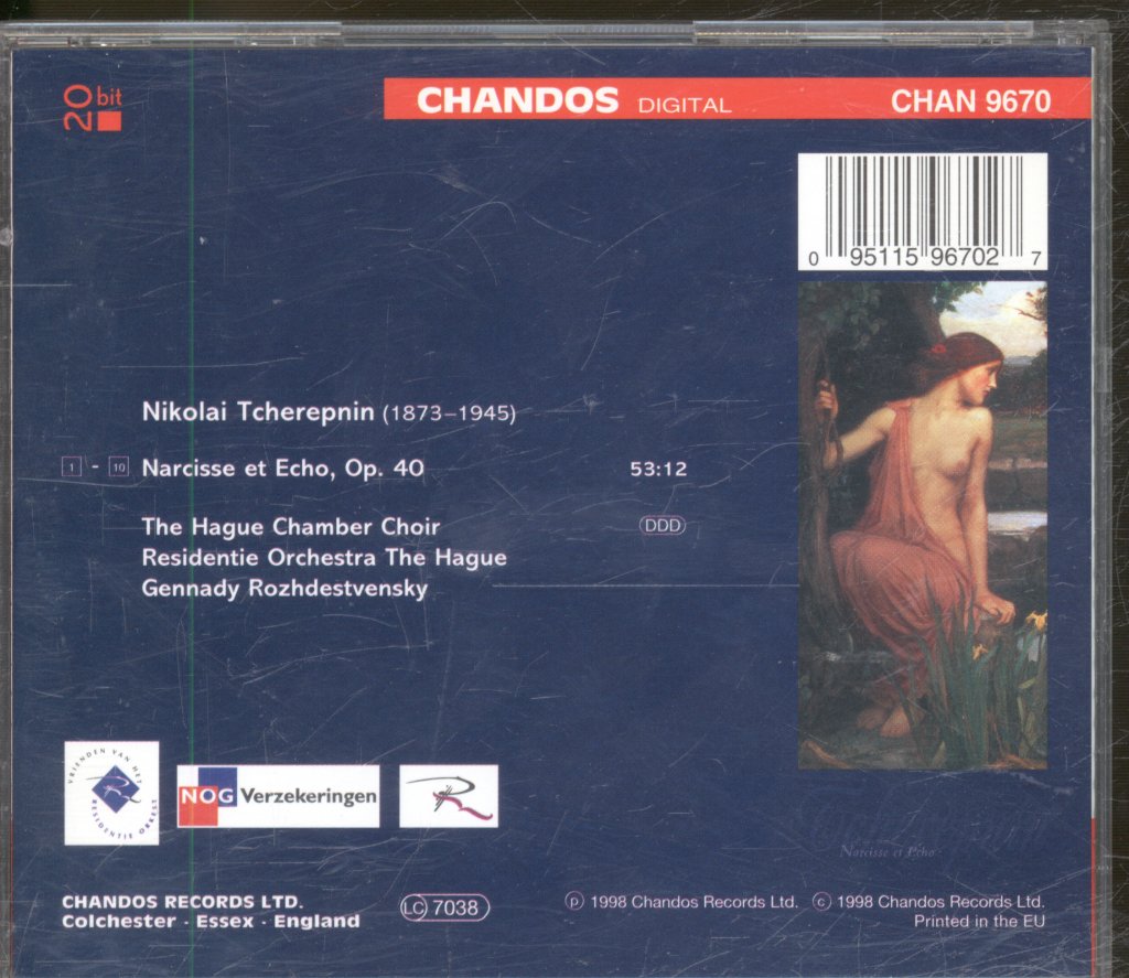 Residentie Orchestra The Hague, Gennady Rozhdestvensky - Tcherepnin - Narcisse Et Echo - Cd
