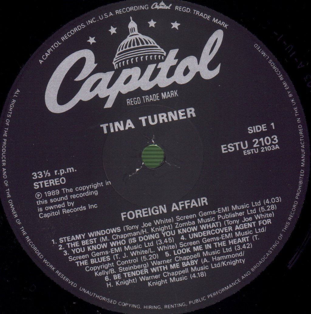 Tina Turner - Foreign Affair - Lp