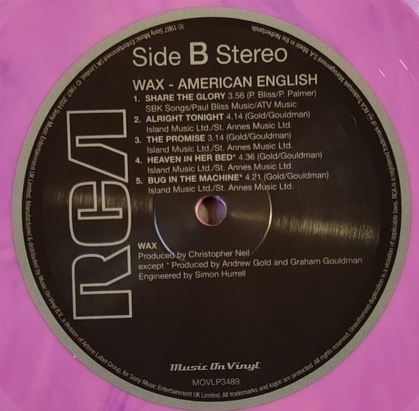 Wax - American English - Lp