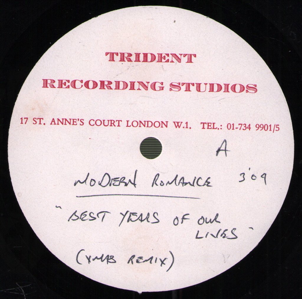 Modern Romance - Best Years Of Our Lives - 7 Inch