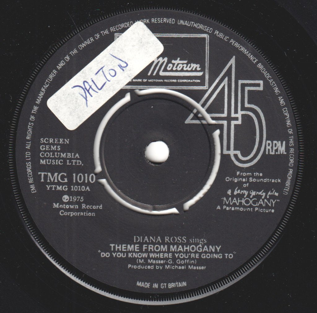 Diana Ross - Theme From Mahogany - 7 Inch