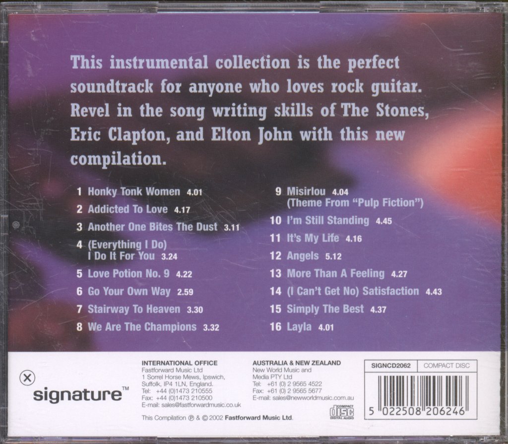 Unknown Artist - Rock Guitar - Cd