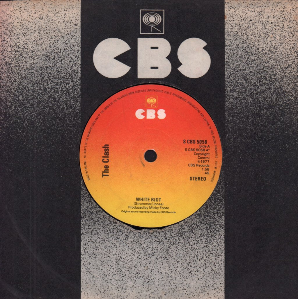 Clash - White Riot - 7 Inch