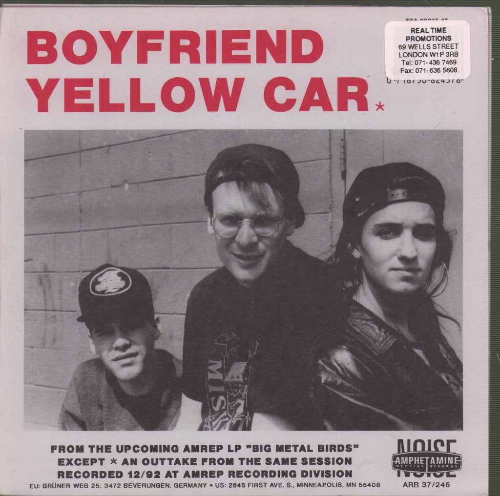 Janitor Joe - Boyfriend / Yellow Car - 7 Inch
