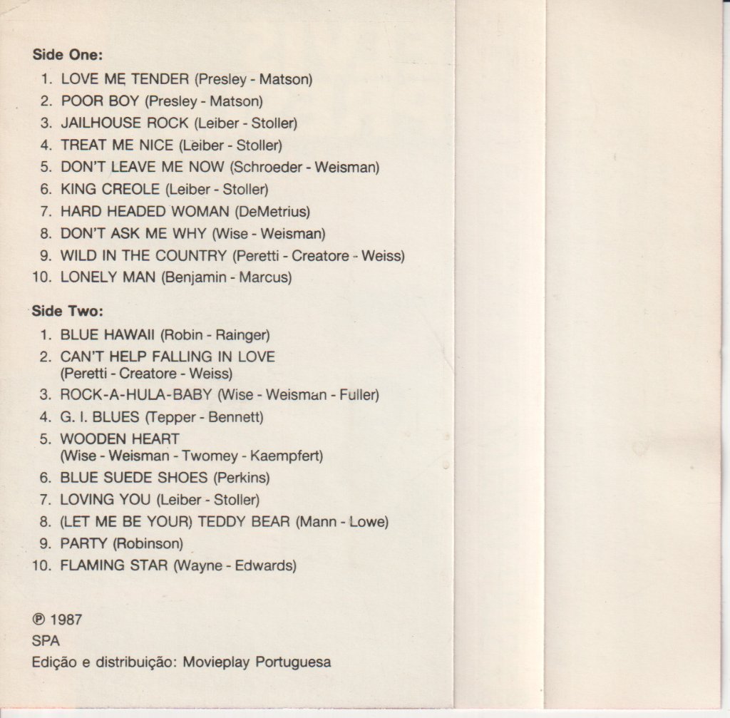 Elvis Presley - 20 Film-Hits - Cassette