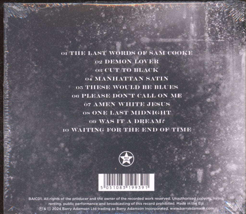 Barry Adamson - Cut To Black - Cd