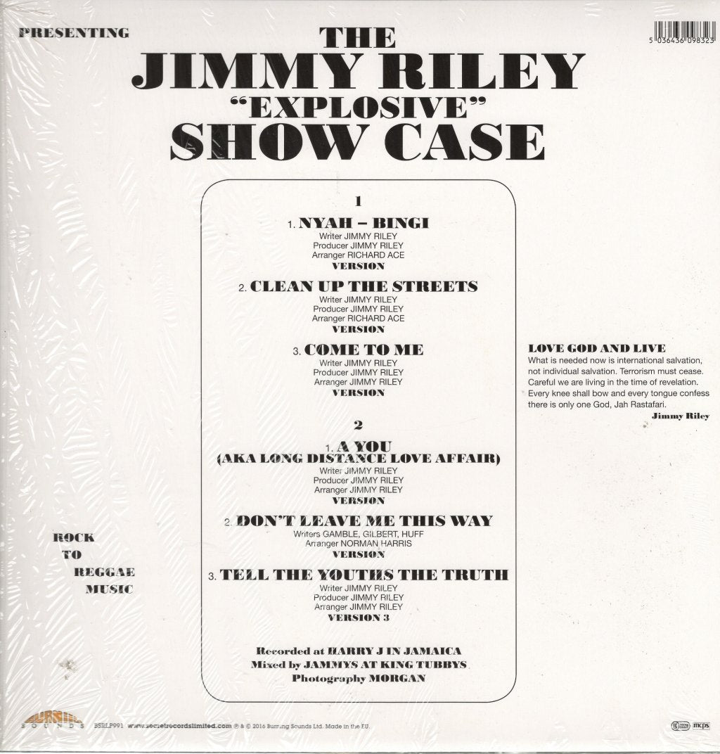 Jimmy Riley - Showcase - Lp