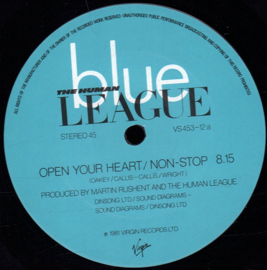 Human League - Open Your Heart - 12 Inch