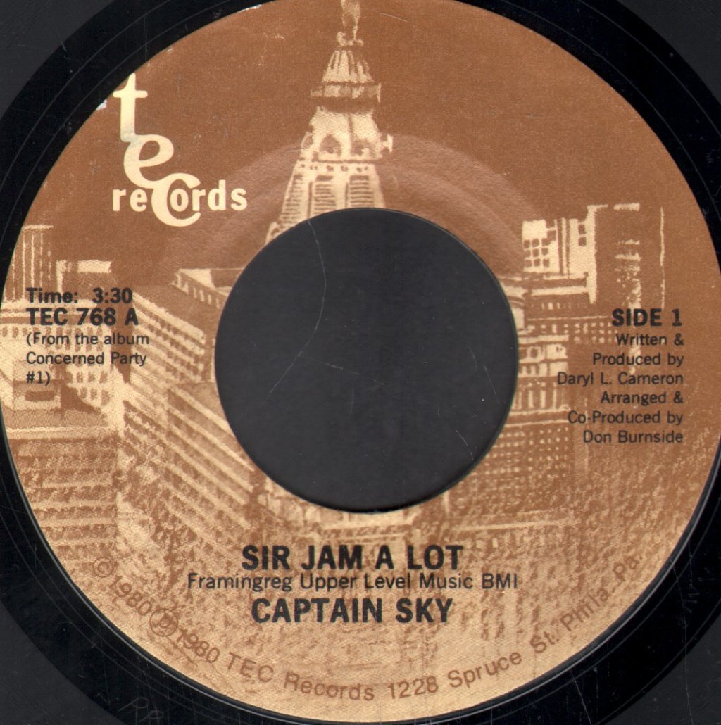 Captain Sky - Sir Jam A Lot / Elementry School Of Funk - 7 Inch