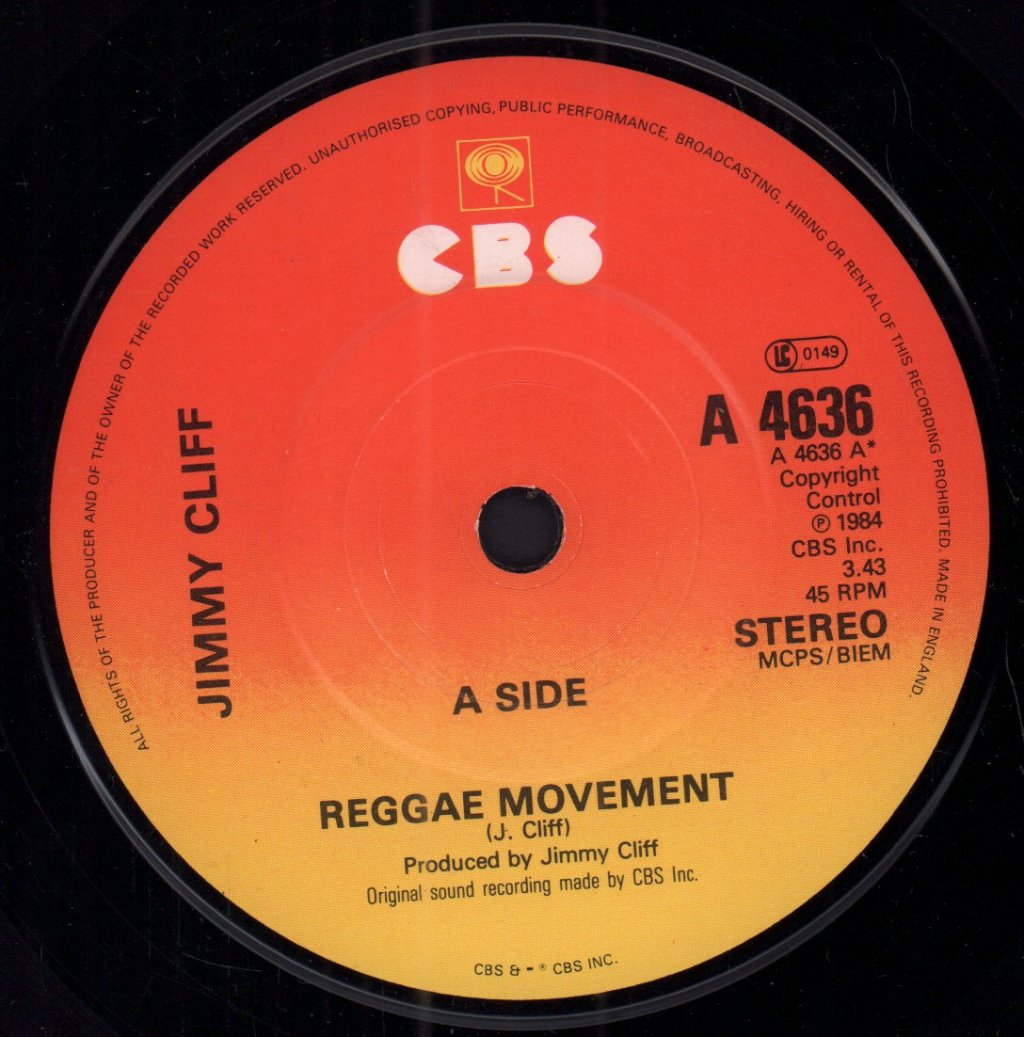 Jimmy Cliff - Reggae Movement - 7 Inch