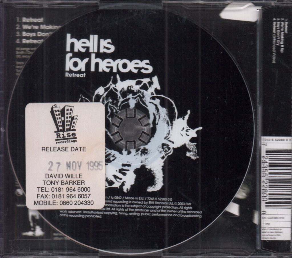 Hell Is For Heroes - Retreat - Cd